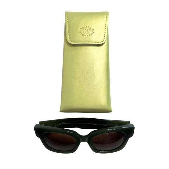 Crap Eyewear The Astro Dazey Sunglasses in Moss - Picture 3 of 6